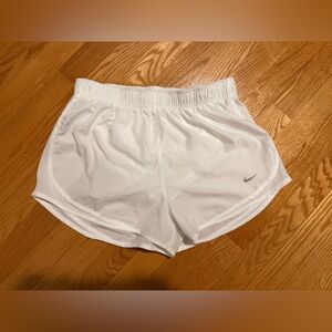 Nike White Dri-FIT Performance shorts